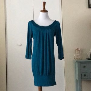Teal dress!